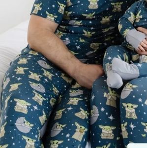 NWT Mens Little Sleepies Grogu Pants